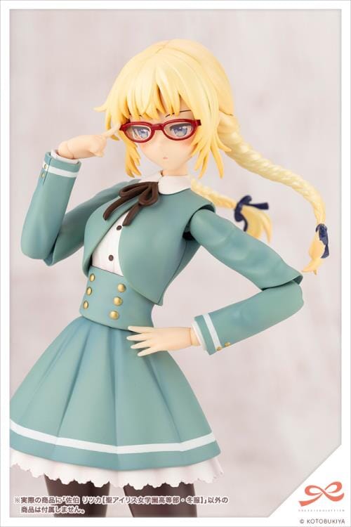 Sousai Shojo Teien St. Iris Girls' High School Winter Clothes Ritsuka Saeki 1/10 Scale Model Kit