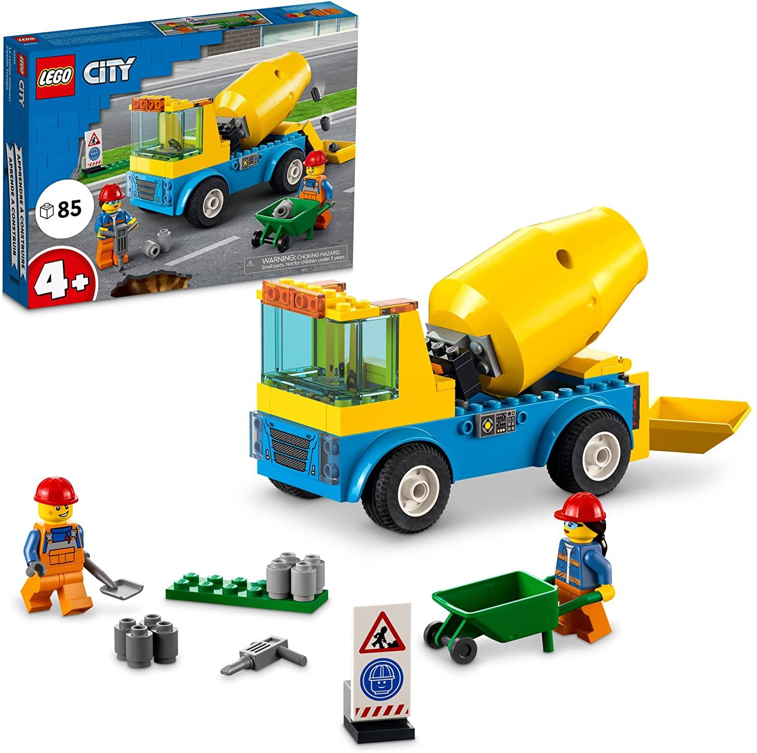 LEGO City Cement Mixer Truck 60325 Building Kit