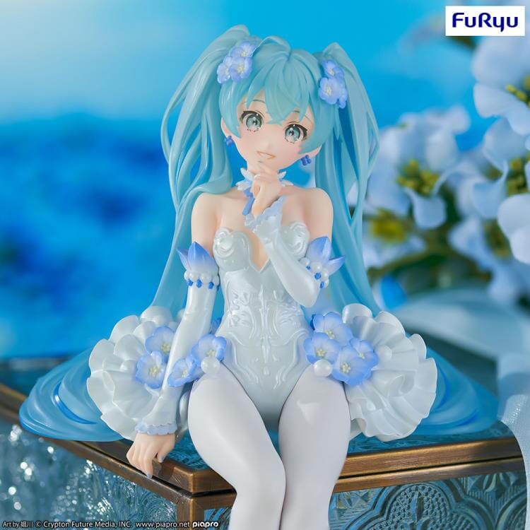 Vocaloid Hatsune Miku (Flower Fairy Nemophila Ver.) Noodle Stopper Figure (Reissue)