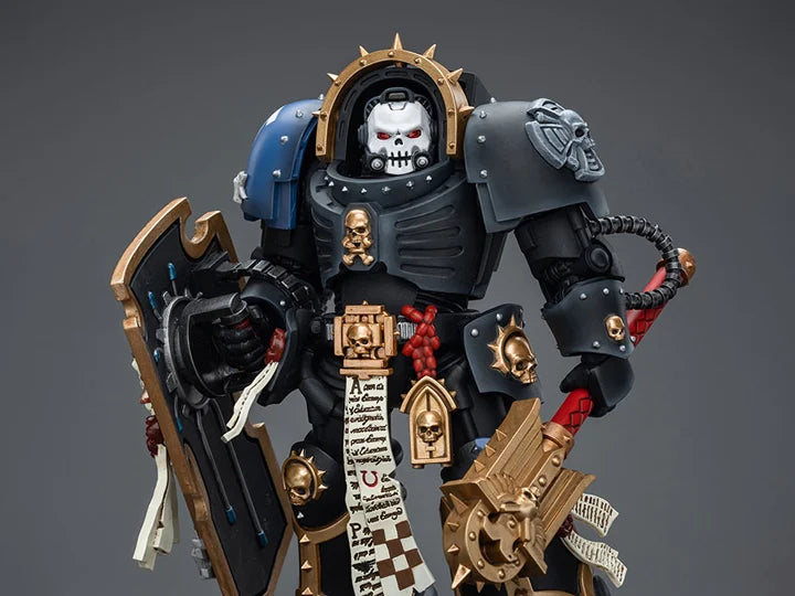 Warhammer 40K Ultramarines Chaplain in Terminator Armor 1/18 Scale Action Figure