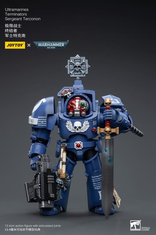 Warhammer 40K Ultramarines Terminators Sergeant Terconon 1/18 Scale Figure