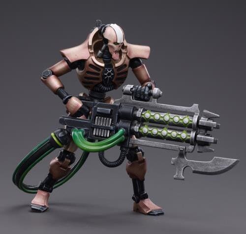 Warhammer 40K Necrons Szarekhan Dynasty Immortal with Gauss Blaster 1/18 Scale Figure Set