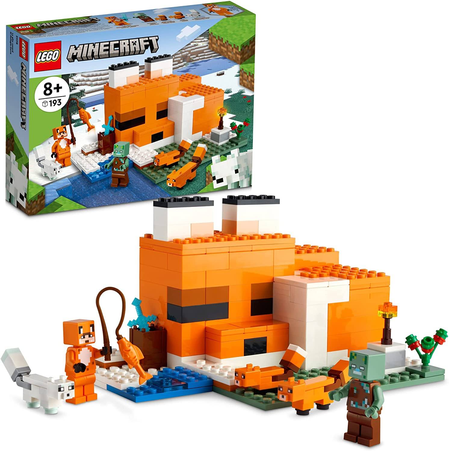 LEGO Minecraft The Fox Lodge 21178 Building Kit