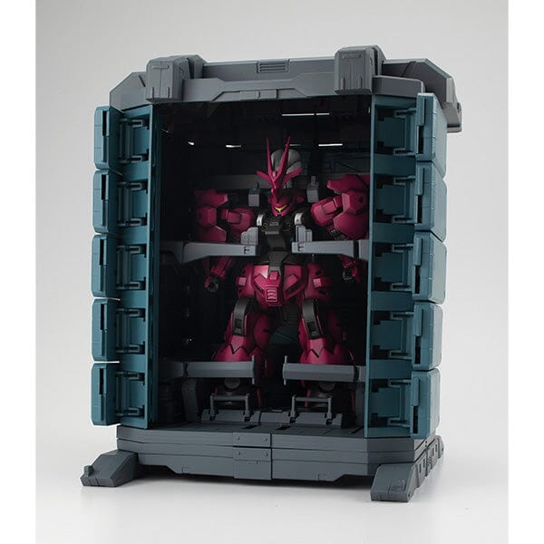 Mobile Suit Gundam The Witch From Mercury Realistic Model Series G Structure (GS07-B) MS Container (Material Color Edition)