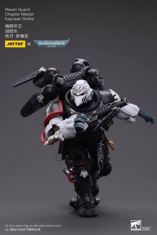 Warhammer 40K Raven Guard Chapter Master Kayvaan Shrike 1/18 Scale Figure