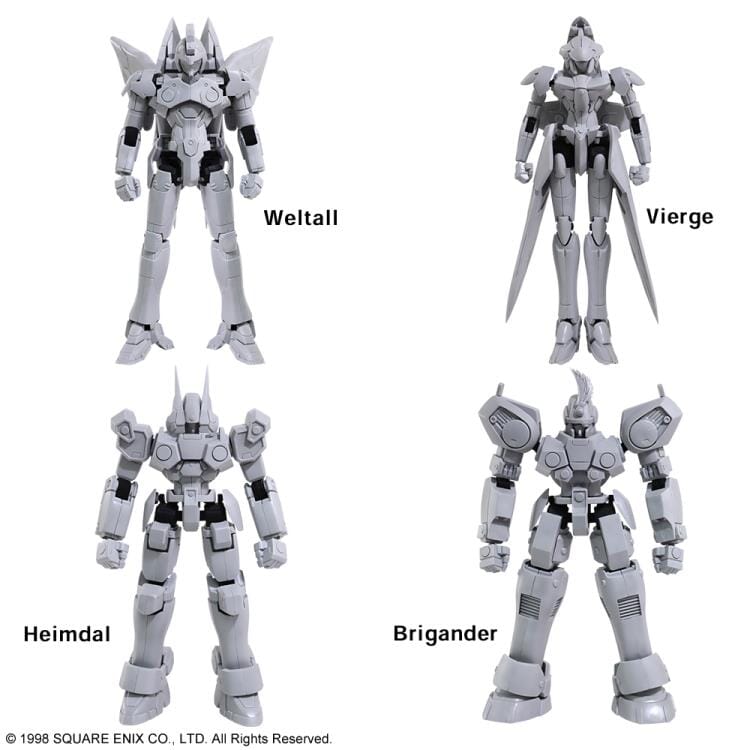 Xenogears Structure Arts Vol.1 Box of 4 Model Kits