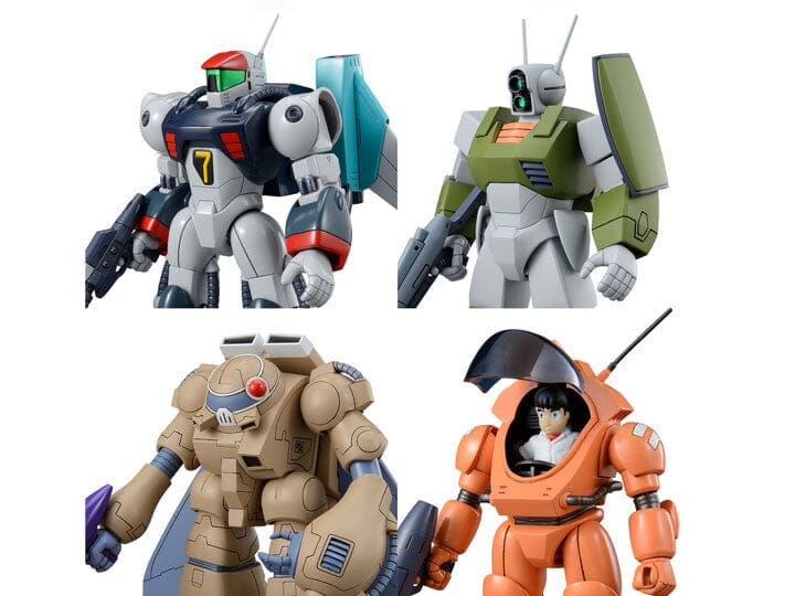 Round Vernian Vifam Wave 1 Set of 4 Figures Model Kit