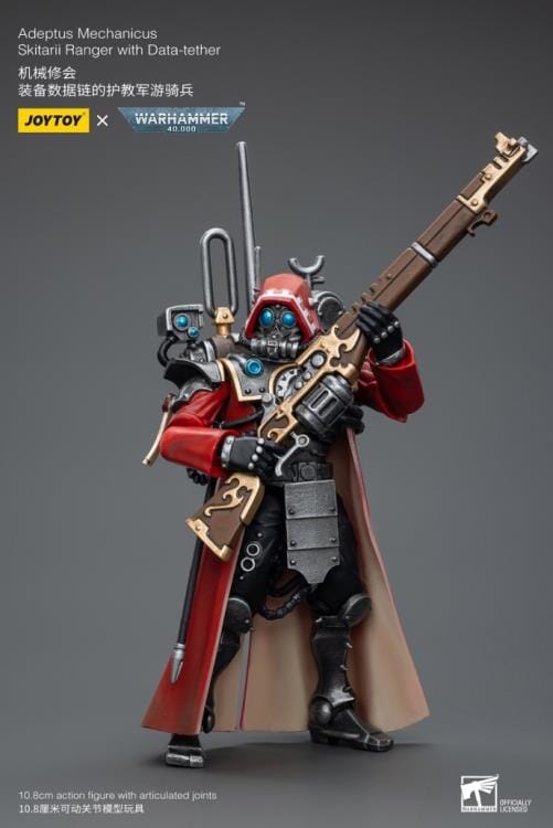 Warhammer 40K Adeptus Mechanicus Skitarrii Ranger with Data-Tether 1/18 Scale Figure