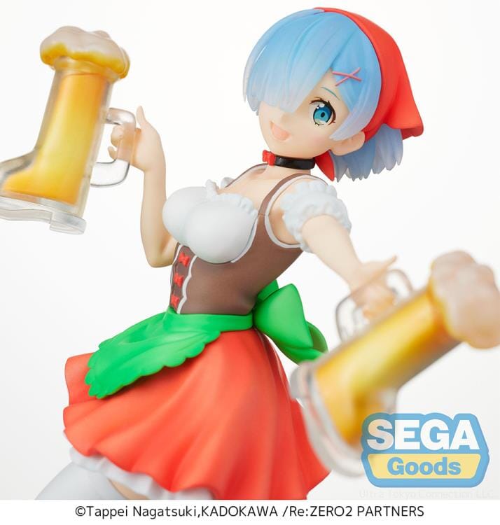 Re Zero Starting Life in Another World Rem (Oktoberfest Ver.) Super Premium Figure (Reissue)