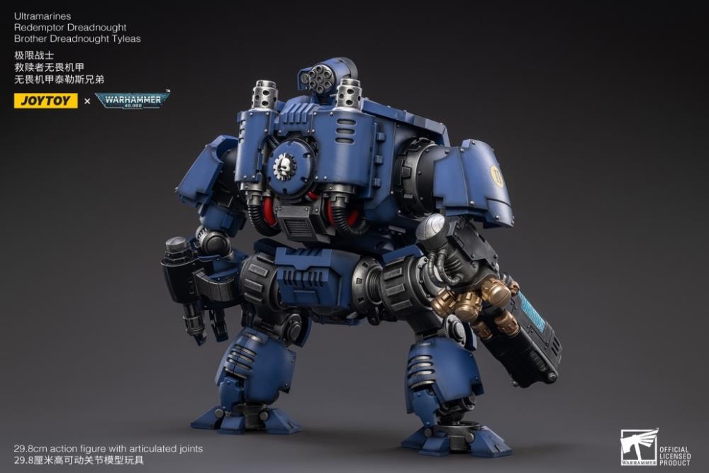 Warhammer 40K Ultramarines Redemptor Dreadnought Brother Tyleas 1/18 Scale Action Figure (Reissue)