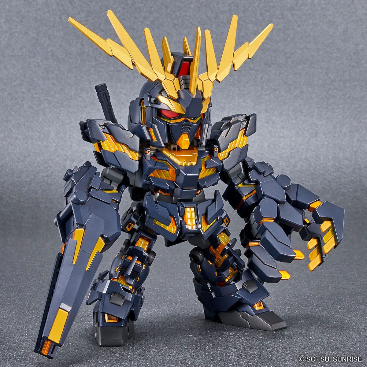 SD Gundam Cross Silhouette (SDCS) #19 Unicorn Gundam 02 Banshee (Destroy Mode) & Banshee Norn Parts Set