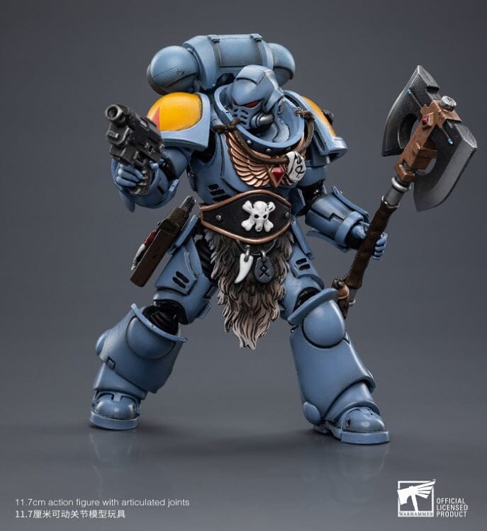 Warhammer 40K Space Wolves Claw Pack Sigyrr Stoneshield 1/18 Scale Figure (Reissue)