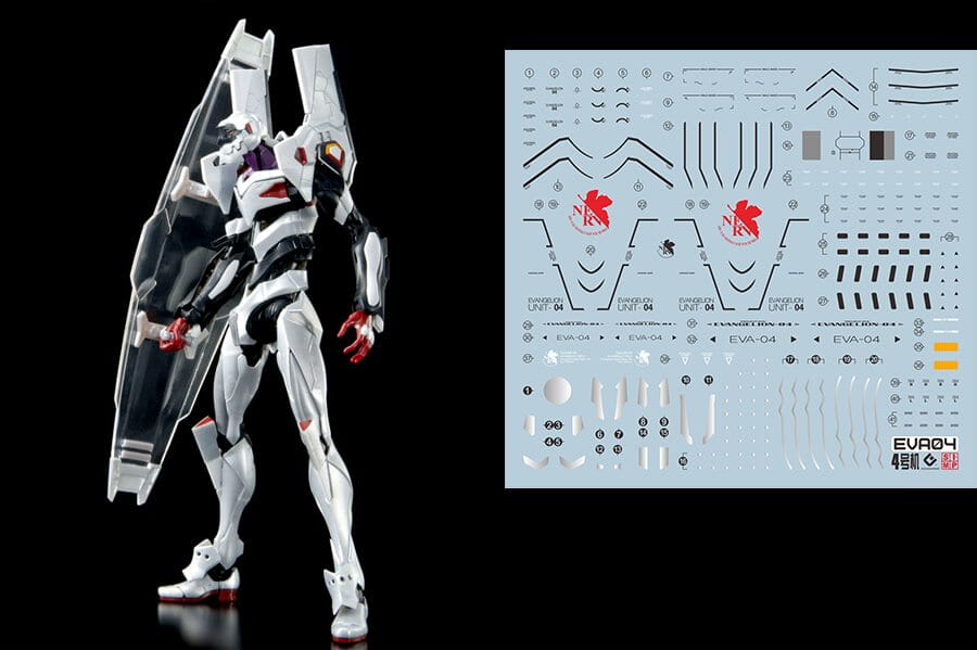 C76 RG Evangelion Unit 04 Water Decal Sheet