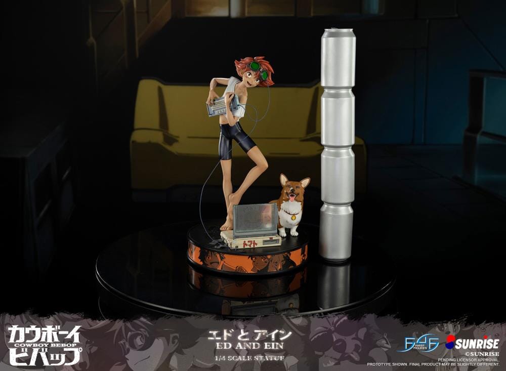 Cowboy Bebop Ed and Ein 1/4 Scale Statue