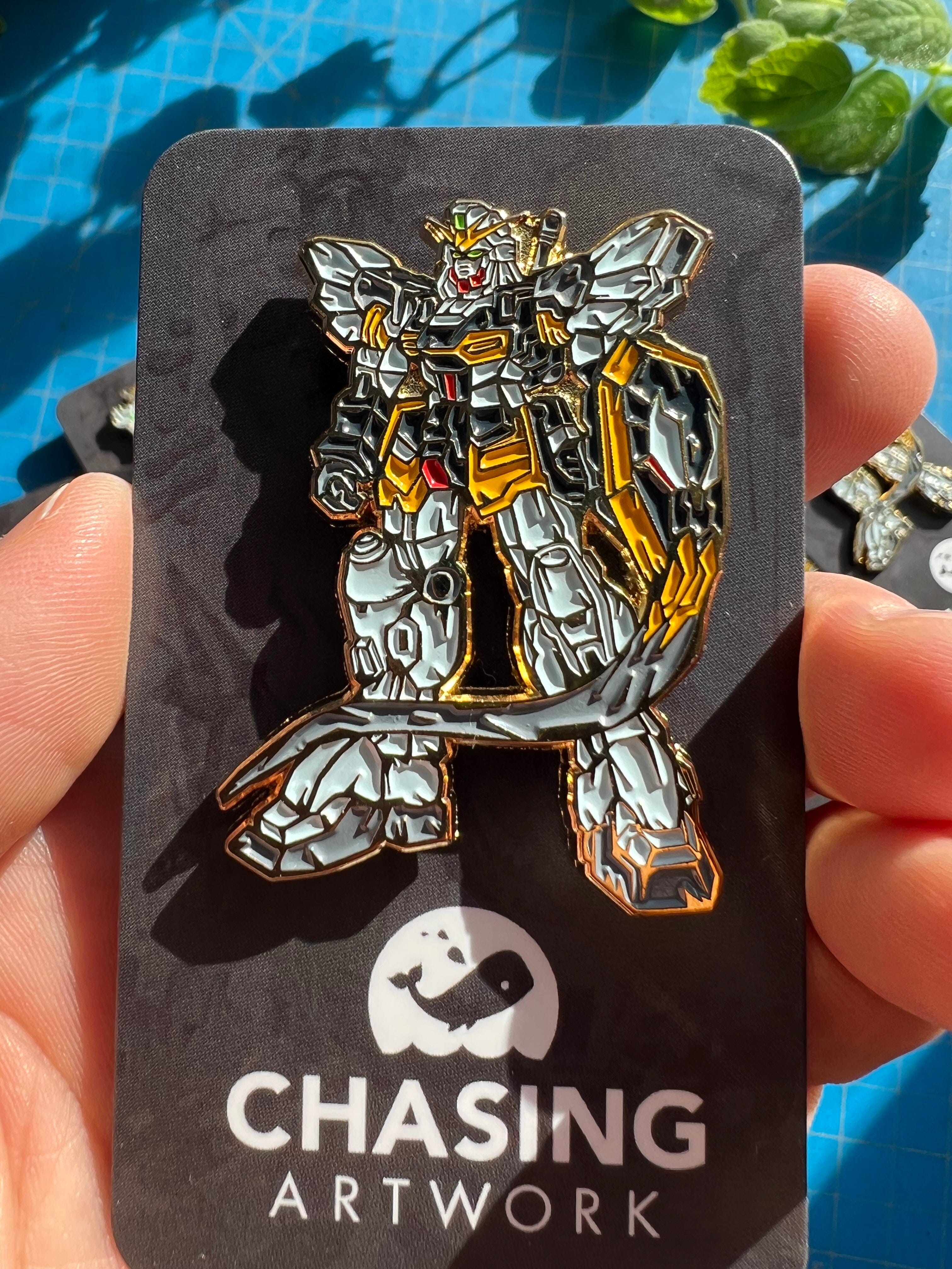 Limited Chasing Artwork Gundam Sandrock Enamel Pin