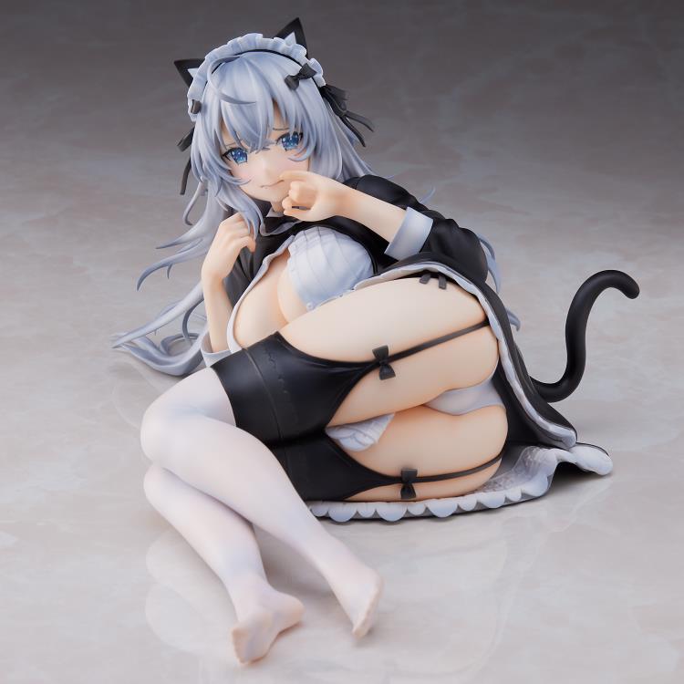 Komashiro Illustration Maid Nyanko Figure