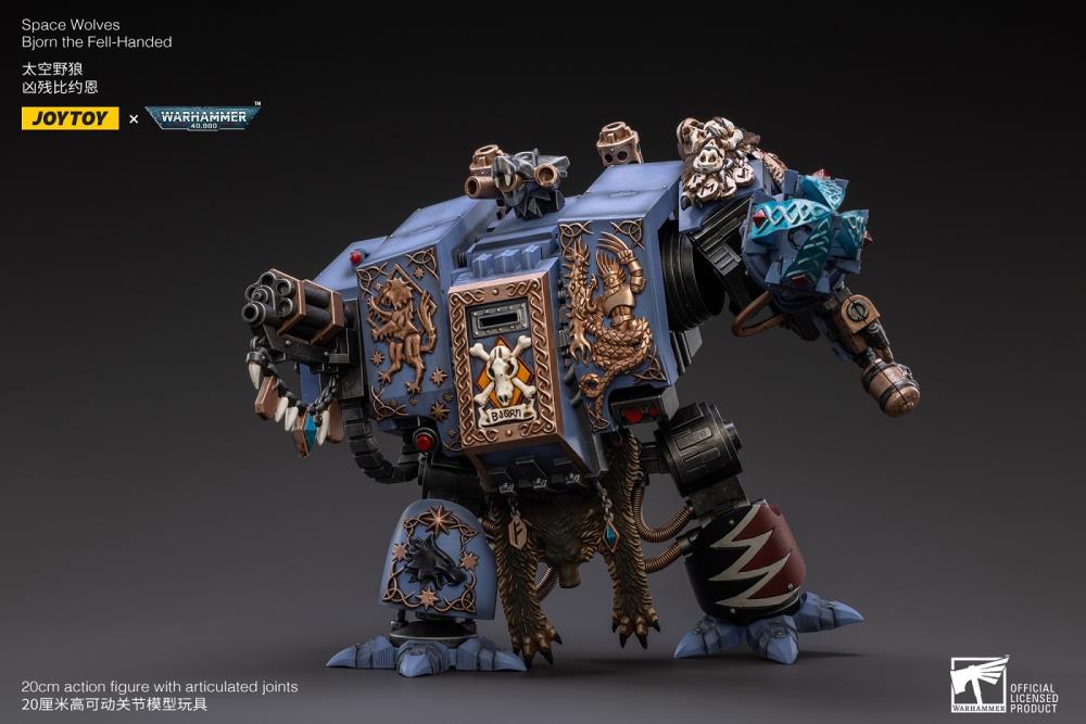 Warhammer 40k Space Wolves Bjorn the Fell-Handed 1/18 Scale Action Figure (Reissue)