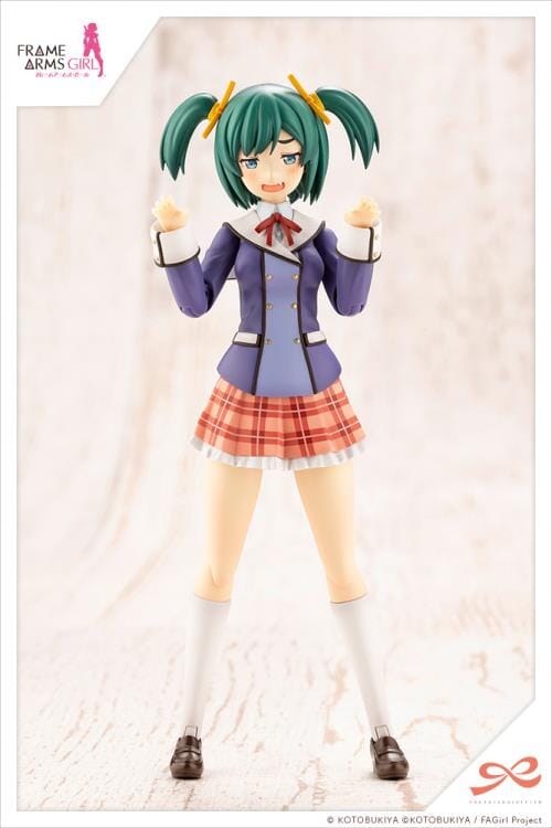 Frame Arms Girl Sousai Shoujo Teien Wakaba Girls' High School Winter Clothes Bukiko Kotobuki 1/10 Scale Model Kit