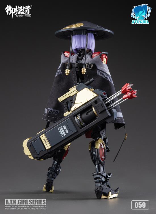 A.T.K. Girl Brocade-Clad Elite Guard (Jinyi Wei JW059 - Red Ver.) 1/12 Scale Model Kit