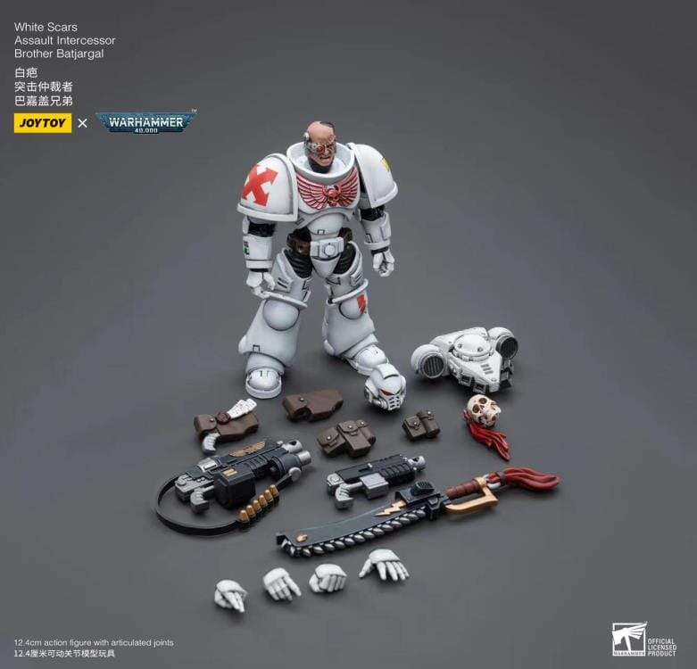 Warhammer 40K White Scars Assault Intercessor Brother Batjargal 1/18 Scale Figure (Reissue)