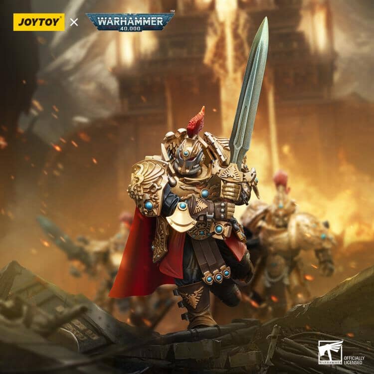 Warhammer 40K Adeptus Custodes Blade Champion 1/18 Scale Action Figure