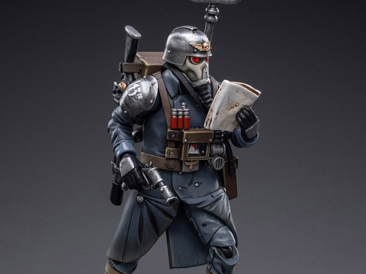 Warhammer 40K Death Korps of Krieg Veteran Squad Guardsman Communication Specialist 1/18 Scale Figure