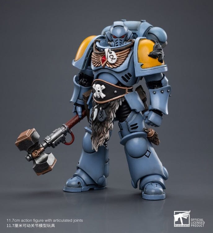 Warhammer 40K Space Wolves Claw Pack Sigyrr Stoneshield 1/18 Scale Figure (Reissue)