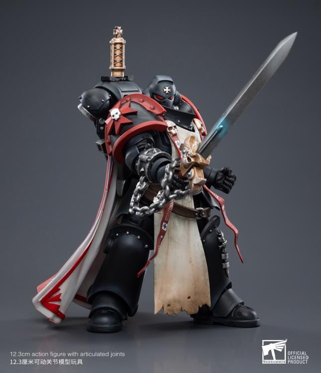 Warhammer 40K Black Templars Primaris Sword Brethren Eberwulf 1/18 Scale Figure