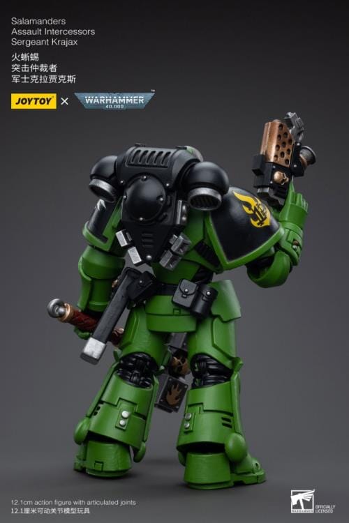 Warhammer 40K Salamanders Assault Intercessors Sergeant Krajax 1/18 Scale Figure