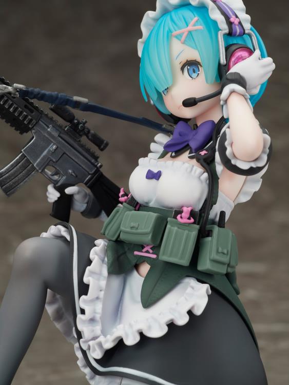 Re Zero Starting Life in Another World F Nex Rem (Military Ver.) 1/7 Scale Figure