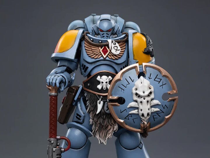 Warhammer 40K Space Wolves Claw Pack Sigyrr Stoneshield 1/18 Scale Figure (Reissue)