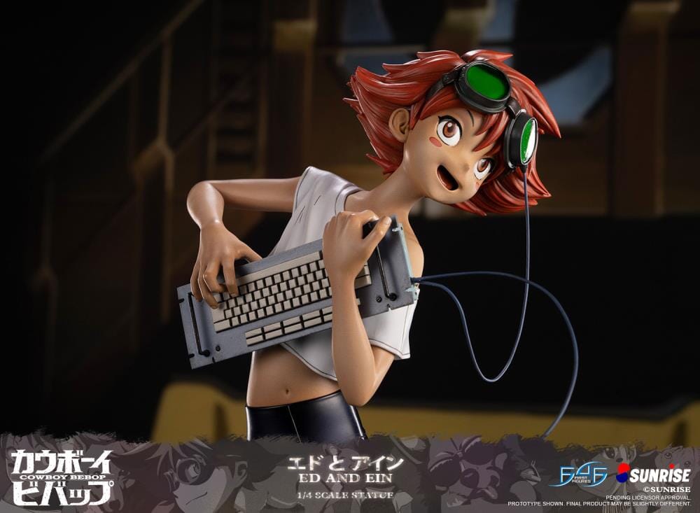 Cowboy Bebop Ed and Ein 1/4 Scale Statue