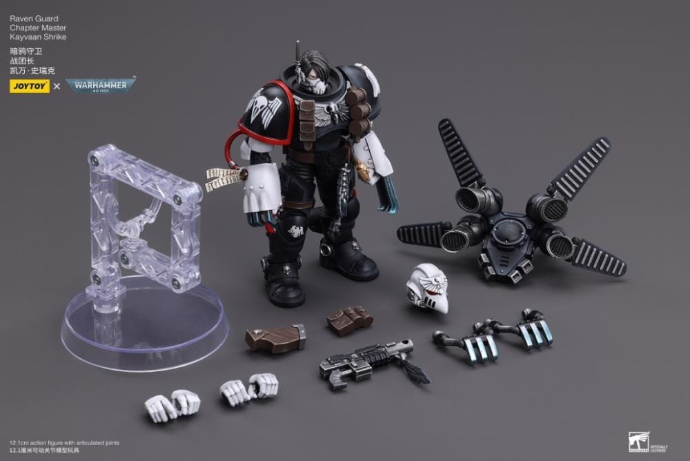 Warhammer 40K Raven Guard Chapter Master Kayvaan Shrike 1/18 Scale Figure