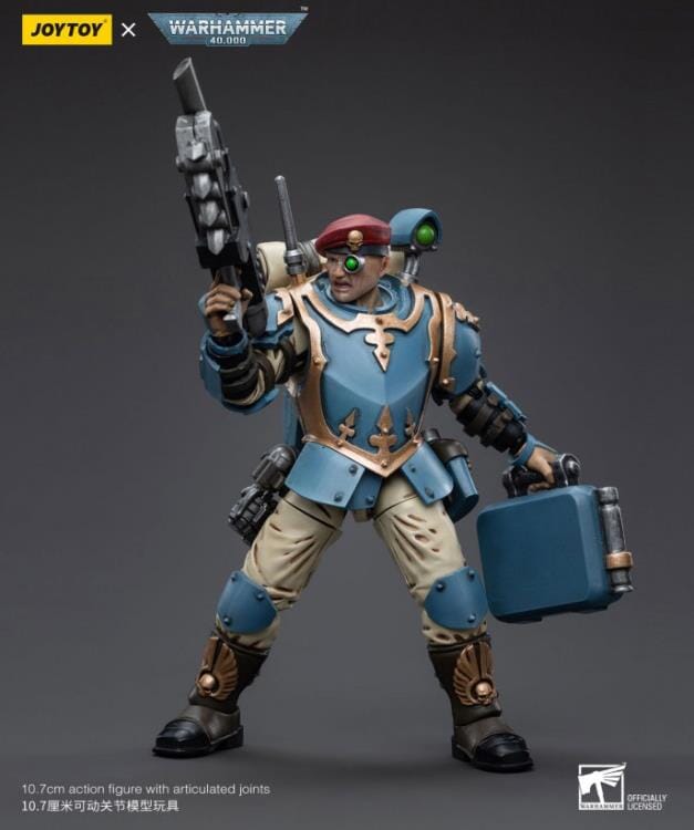 Warhammer 40k Astra Militarum Tempestus Scions Command Squad 55th Kappic Eagles Medic 1/18 Scale Figure