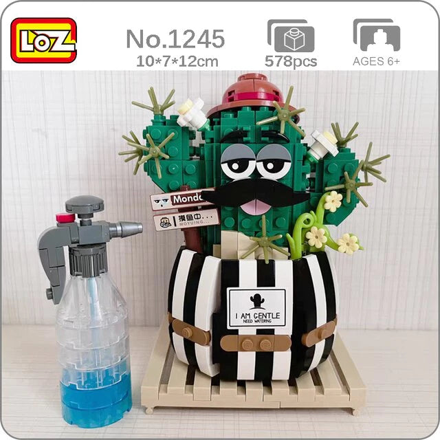 LOZ Mini Blocks 1245 Cactus Watering Pot