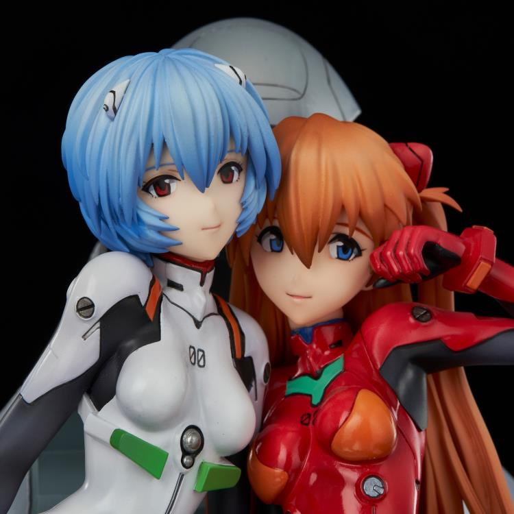 Neon Genesis Evangelion Rei & Asuka Twinmore Object Figure