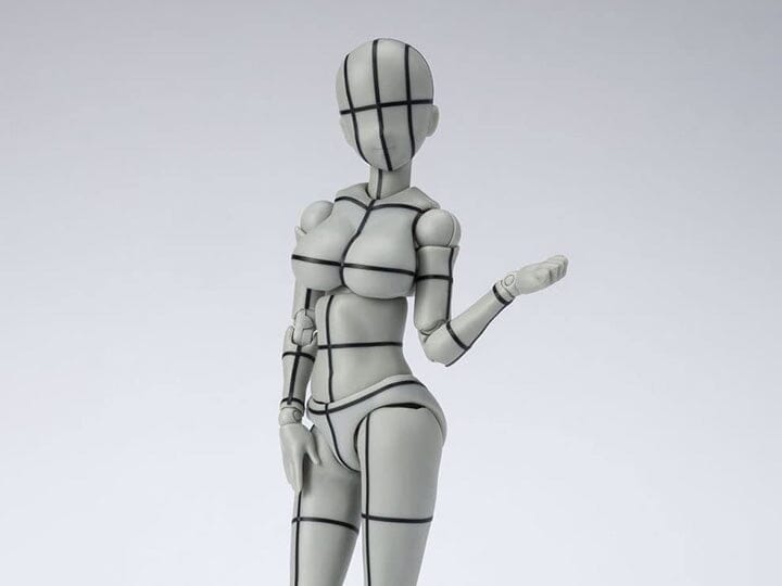 S.H.Figuarts Body-chan Kentaro Yabuki Wireframe (Gray Color Ver.)