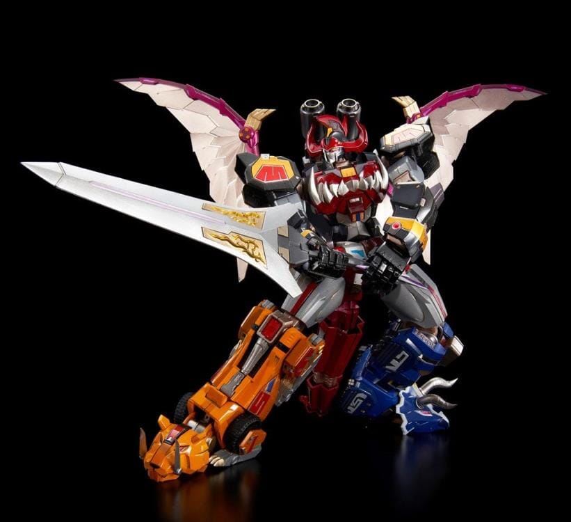 Mighty Morphin Power Rangers Go! Kara Kuri Combine Dino Megazord