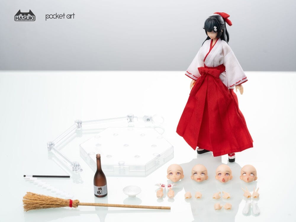 Pocket Art Series Exorcism Shrine Maiden Tsubaki 1/12 Scale Figure