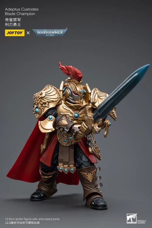 Warhammer 40K Adeptus Custodes Blade Champion 1/18 Scale Action Figure