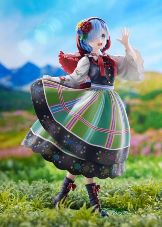 Re Zero Starting Life in Another World F Nex Rem (Country Dress Ver.) 1/7 Scale Figure