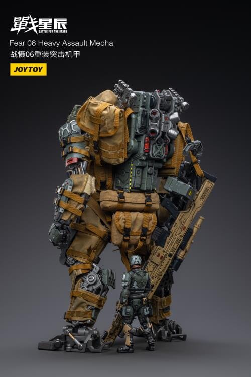 Battle for the Stars FEAR VI (Heavy Assault) With Pilot 1/18 Scale Figure Set