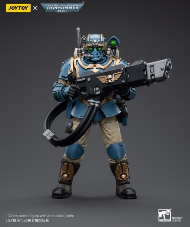 Warhammer 40k Astra Militarum Tempestus 55th Kappic Eagles Hot-Shot Volley Gunner 1/18 Scale Figure