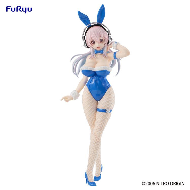 Nitroplus BiCute Bunnies Super Sonico (Blue Rabbit Ver.) Figure