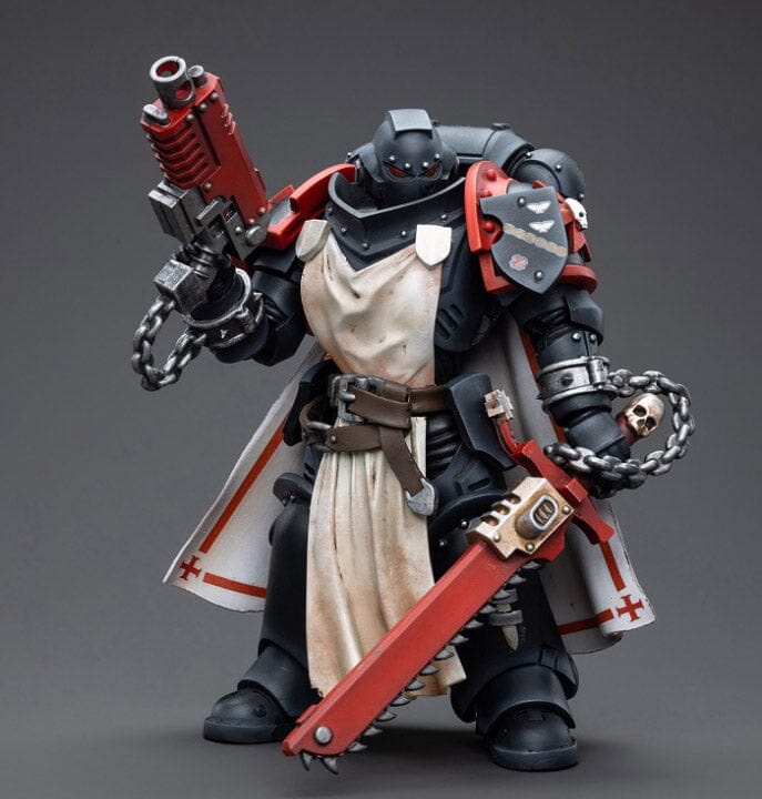 Warhammer 40K Black Templars Primaris Sword Brethren Harmund 1/18 Scale Figure