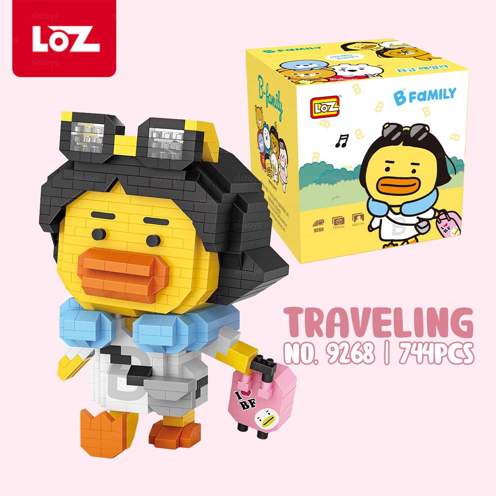 LOZ IDEAS Mini Block 9268 Travel Duck Building Set