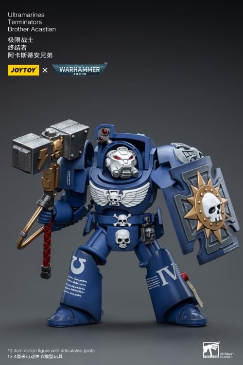 Warhammer 40K Ultramarines Terminators Brother Acastian 1/18 Scale Figure