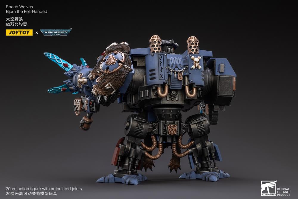 Warhammer 40k Space Wolves Bjorn the Fell-Handed 1/18 Scale Action Figure (Reissue)