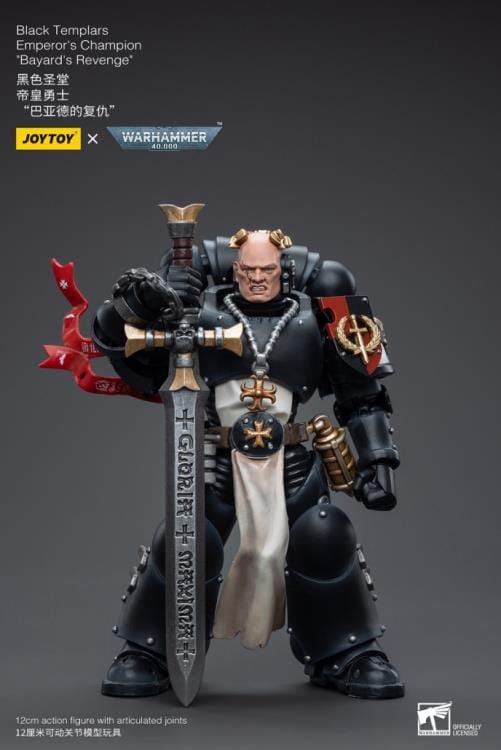 Warhammer 40K Black Templars Emperor's Champion Bayard's Revenge 1/18 Scale Figure