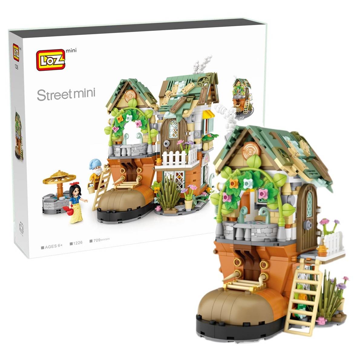 LOZ Mini Street 1226 Dwarf Hut